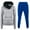 Blue, variant on qolati Two Piece Outfits Women 2024 Winter Fall Long Sleeve Hooded Sweatshirts with Jogger Sweatpant Hoodies Tracksuit Set Casual Loose Cozy Pajamas Loungwear Sweatsuits