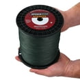 thumbnail image 3 of SpiderWire Stealth® Braid Fishing Line, Moss Green, 150 lb Test Strength, 3000 yd, 3 of 4