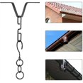 thumbnail image 2 of HUGFEGWE Weather-Resistant Rain Chain Gutter Adapter Hook - EasyInstall for Downspout Outlets, Aesthetically Enhances GardenDecor with Seamless Integration(Color:Black) CJB91-115914, 2 of 3