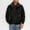 Black, variant on OGLCCG Men's Bomber Jacket Full Zip Long Sleeve Fuzzy Fleece Lined Warm Winter Coats for Men Solid Color Loose Thermal Outwear with Pockets