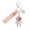 Pink, variant on Spaceman Keychain with Letter Wristband Astronaut Keyring Sunset Projector Light Keychain Pendant for Handbag Backpack
