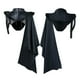 thumbnail image 3 of Traje de escote elástico para hombres adulto un solo hombro Media capa para Halloween S Yuyangstore manto negro, 3 of 6