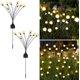 thumbnail image 1 of 2 Pack Solar Garden Lights, New Upgraded 8 LED Firefly Lights Solar Outdoor Waterproof, High Flexibility Swaying Lights Solar Outdoor Lights for Pathw, 1 of 4