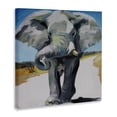 thumbnail image 2 of Stupell Industries Tropical Majestic Elephant on Path Canvas Art, 24 x 24, by Violeta Vollmer, 2 of 8