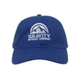 thumbnail image 2 of Gravity Outdoor Co. Unstructured Hat - Royal - White Logo, 2 of 2