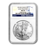 2014 S American Silver Eagle MS-70 NGC Early Releases