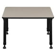 thumbnail image 6 of Regency 18.5 x 26 in Rectangle Height Adjustable Classroom School Desk- Maple, 6 of 8