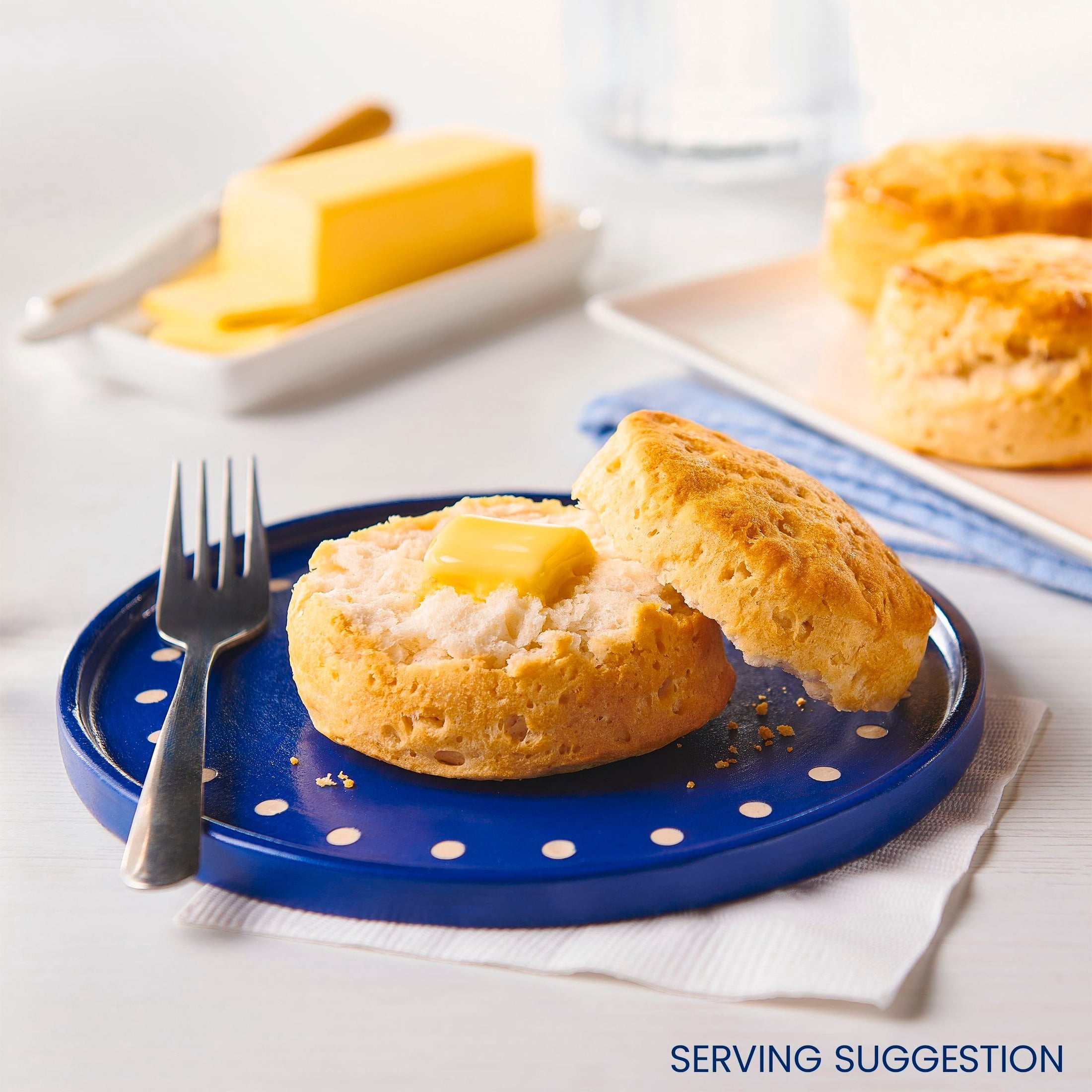 Pillsbury Grands Southern Homestyle Refrigerated Biscuits, Original, 8 Count, 16.3 oz