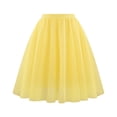 thumbnail image 2 of Aboser Womens Tulle Skirts Layered A Line Tutu Skirt Flowy High Waist Ballet Tutus Skirts Puffy Mesh Sheer Midi Skirt Casual Bubble Skirts, 2 of 3
