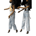 thumbnail image 6 of The Banks Sister Act Dolls  Twins Set, with Black Hair and Brown Eyes (Best Friends Dolls), 6 of 9