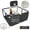Black, variant on HioHa Baby Playpen, Baby Playard with Basketball Hoop, Portable Play Yard Baby Fences for Infant Toddler