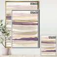 thumbnail image 2 of Forme de Pourpre Glamour I - Toile Encadrée Shabby Chic, 2 of 3