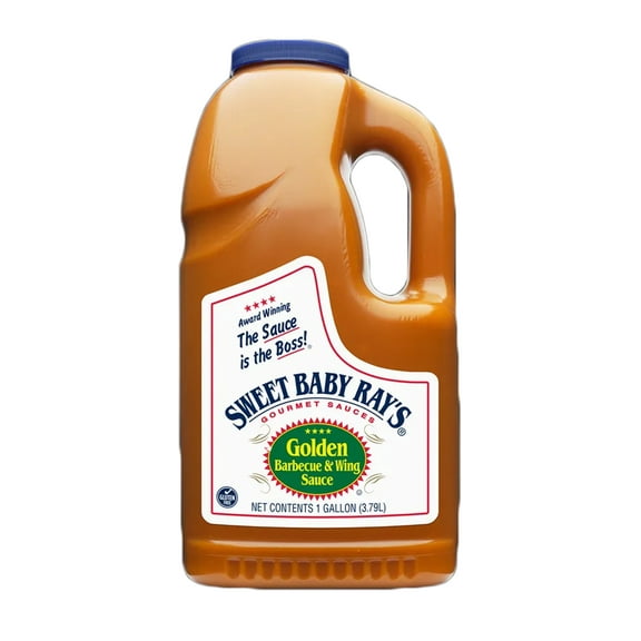 Sweet Baby Ray's Golden Barbecue Wing Sauce | Gluten Free | Kosher | 1 Gallon