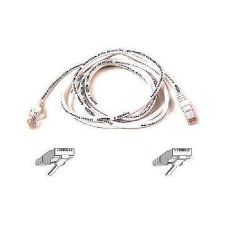 UPC: 0722868164372 | Belkin A3L791-06-WHT-S 6 ft. Cat 5E White Patch Cable CAT5e Snagless RJ-45M / RJ-45M