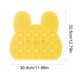 thumbnail image 3 of Alfombrilla antideslizante de silicona para depuradores de pies – Limpiador exfoliante de spa limpiador de pies, base de succión, uso sin manos en baño, 3 of 6