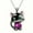 Purple, variant on 1pc Cute Black Cat Pendant Necklace, Fashionable And Lovely Gift,Blue