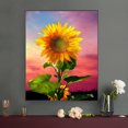 thumbnail image 2 of leyfeng 12*16 pulgadas girasol DIY 5D diamante pintura Kit taladro completo diamante pintura flor patrón acrílico, 2 of 8