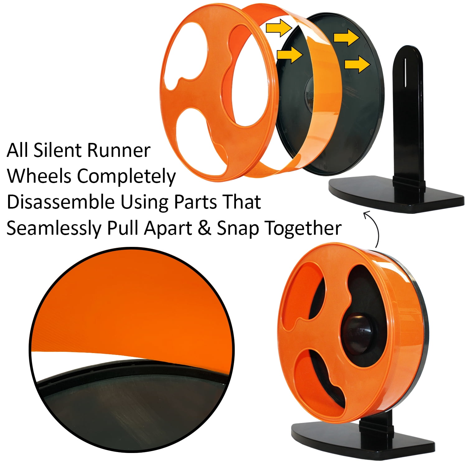 Silent Runner 12 in. Pet Exercise Wheel