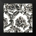 thumbnail image 2 of Vess, June Erica 20x20 Black Modern Framed Museum Art Print Titled - Ink Motif I, 2 of 5
