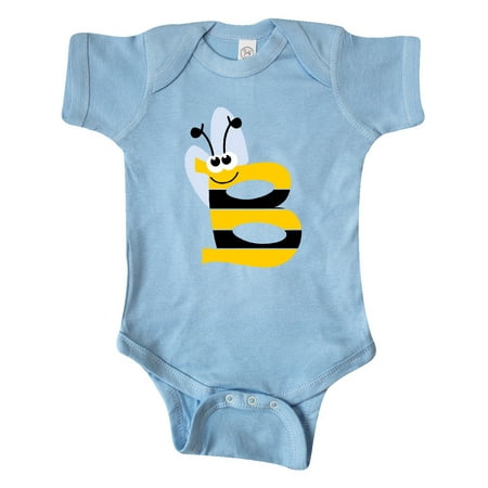 

Inktastic Cute Bee Initial B Gift Baby Boy or Baby Girl Bodysuit