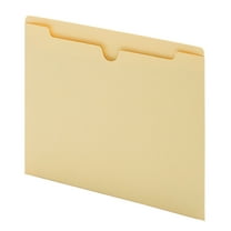 Office Depot Double-Top Flat File Jackets, 8 1/2in. x 11in., Letter Size, Manila, Pack Of 25, 458101OD