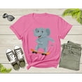thumbnail image 4 of Cute Skateboarding Big Elephant Animal for Men Women Boys Girls T-Shirt Men Skateboarder Elephant Lover Gift T Shirt Graphic Tshirt, 4 of 8