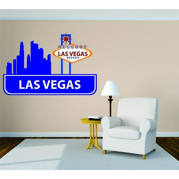 New Wall Ideas Las Vegas Nevada United States Major City Geographical Map Landmark 40x40