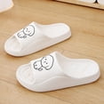 thumbnail image 2 of White Womens EVA Slide Sandals Cute Puppy Design Comfort Platform Quilted Footbed Waterproof Slides for Pool Beach Shower Indoor Outdoor,Size 3.5-5, 2 of 9