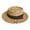 Black, variant on Women Wide Brim Straw Panama Hat Summer French Style Sun Shade Beach Brown