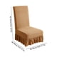 thumbnail image 3 of Fundas de poliéster para sillas, colchones inflables, resistentes y elásticas, de elastano elástico universal, aptas para sillas de comedor, de oficina y para eventos, lavables a máquina, protectores, 3 of 7