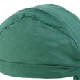 thumbnail image 4 of Comfortable Cotton Pirate Caps Headband Breathable Quick Head Wrap Cycling Caps Sports Head Scarf for Hiking Traveling Fitness Hip Hop Men , Dark Green, 4 of 8