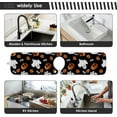 thumbnail image 6 of Coolnut 2 Pack Faucet Mat Splash Guard for Kitchen Sink, Pumpkins Ghosts Halloween 14x5 Inch Super Absorbent Microfiber Sink Protector Mat, Kitchen Sink Mat Machine Washable Kitchen Sink Accessories, 6 of 7