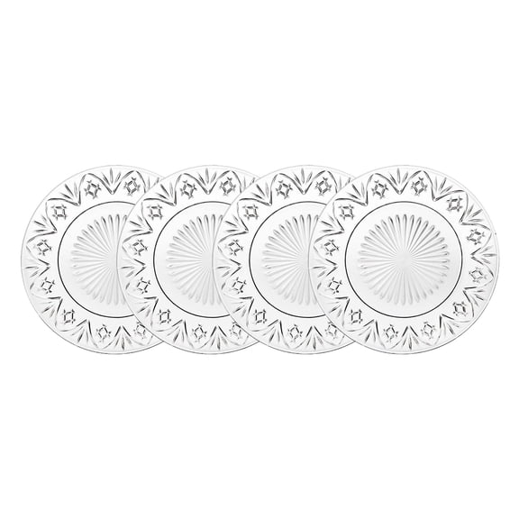 Dublin Crystal Salad Plate, Set of 4