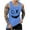 Blue - tank tops men, variant on WAENQINLA Mens Tank Tops Funny X-Smile-Face Graphic Shirts Muscle Summer Gym Fitness Workout Sleeveless Athletic T-Shirts