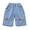 Light Blue, variant on Boys Cute Car Embroidered Denim Shorts, Elastic Waist Knee-Length Casual Summer Shorts Light Blue 120