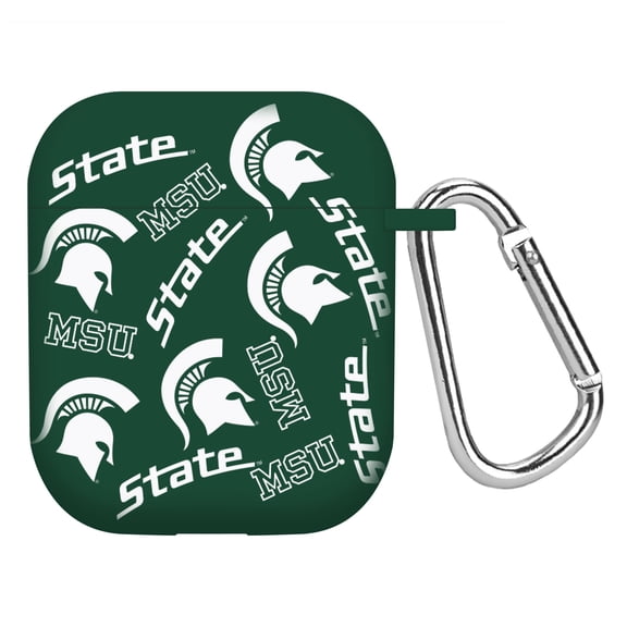 Michigan State Spartans HD Case Cover Compatible with Apple AirPods Gen 1 & 2 (Random) by Affinity Bands