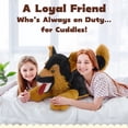 thumbnail image 6 of MorisMos 28'' German Shepherd Stuffed Animal Giant Dog Plush Toy, 6 of 7