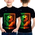 thumbnail image 2 of JAJAHO Boys Graphic T Shirt Short Sleeve Baseball Print Crewneck Tee For Kids Comfortable Clothing 1-14 Years Cozy Tops, 2 of 5