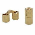 thumbnail image 2 of Copper cylinder hinge cylindrical conceal cabinet conceal invisible brass hinge, 2 of 6