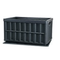thumbnail image 1 of KFFKFF Foldable Utility Boxes with Covers, Trio Set of 65L, Plastic Stacking Storage Crates with Grip, Robust Large-Sized Bins for Apparel, Playthings, Literature, Treats, Footwear, 1 of 9