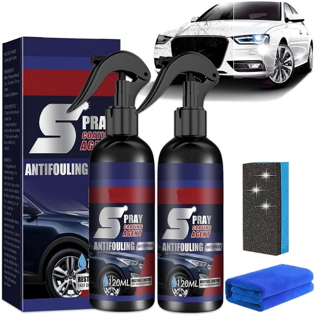Maxl-one Car Spray, Zenora Coating Agent Spray, Multi Functional Coating Renewal Agent Spray, 3 in 1 High Protection Quick Car Coating Agent Spray, for All Vehicles