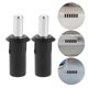 thumbnail image 1 of unbranded 60Ud Tampón Hidráulico Negro Para Puertas De Gabinete Suave Y Antigolpes, 1 of 8