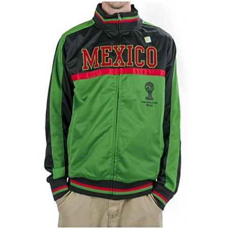 - 2014 FIFA World Cup Soccer Hat Trick Mexico Yoke Track Jacket (X-Large)