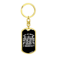 thumbnail image 4 of They Joy Before Thee Isaiah 9:3 White Stainless Steel or 18k Gold Premium Swivel Dog Tag Keychain, 4 of 10