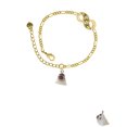thumbnail image 2 of Delight Jewelry Resin Baby Seal Gold-tone Paw Infinity Link Chain Bracelet, 6"+2" Extender, 2 of 3