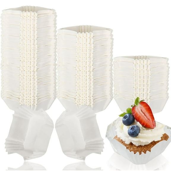 1000 Pcs Mini Cupcake Liners,Square Baking Cups for Baking, Paper Cupcake Liners,Disposable Paper Baking Cup Pan Liners for Cupcakes,Cup Liners Party Supplies for Weddings Birthdays Baby Showers