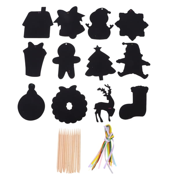 1 Set Creative Christmas Themed Scratch Off Tarjetas Educativas Juguetes Favoritos Favoritos