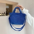 thumbnail image 3 of Bolso de hombro de pana para mujer y niña, bolsos cruzados suaves y cómodos para invierno y otoño, 3 of 5