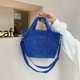 thumbnail image 3 of Bolso de hombro de pana para mujer y niña, bolsos cruzados suaves y cómodos para invierno y otoño, 3 of 5