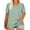 Army Green, variant on pstuiky Workout Tops for Women, Women's Large Size V-neck Solid Color Short Sleeve T-Shirt Loose Top Work Shirts for Women Women Tshirt Graphics Hot Prices Oversized Blouses